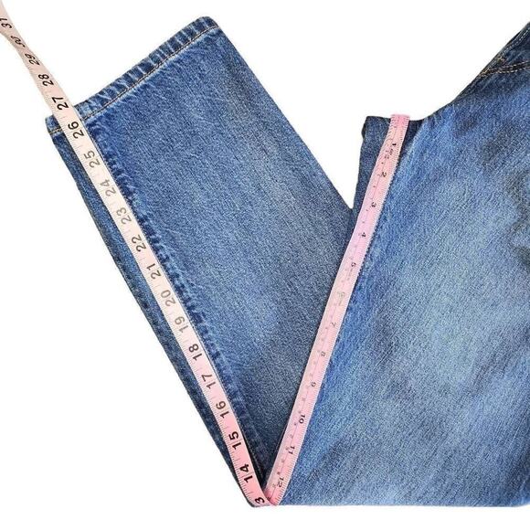 Levi's Women Jeans, Levi's 501 CT Button Fly Straight Leg Tapered Jeans, Sz W32 - Picture 5 of 11